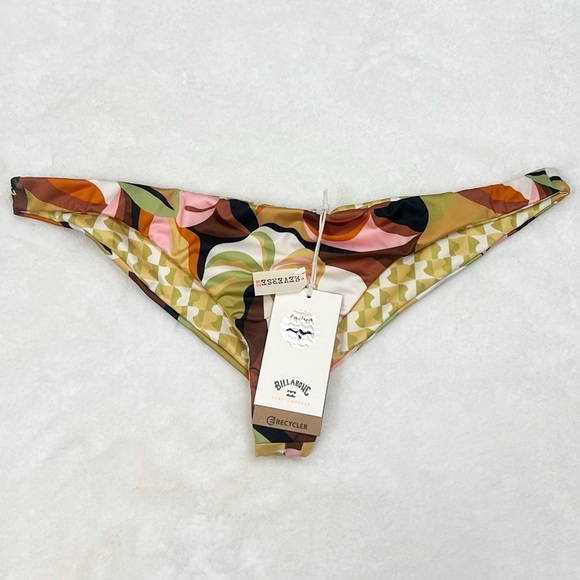 NWT Billabong Return to Paradise Rev Tanga Cheeky Bikini Bottoms - Picture 4 of 7